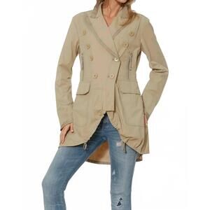 NEW CIAO-MILANO women's amber jacket in khaki